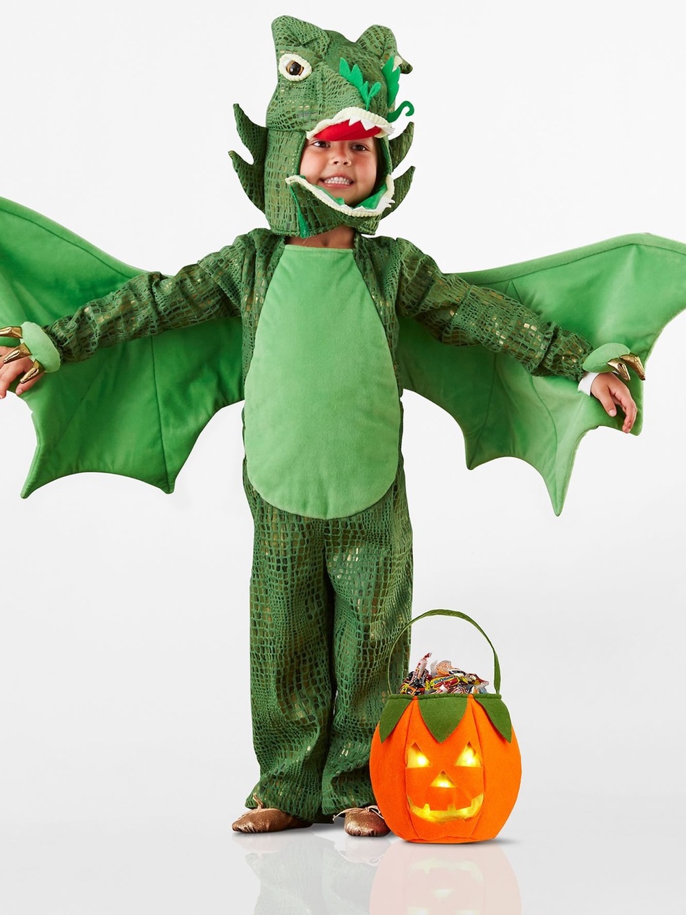 Pottery Barn Kids Dragon Costume Green Size 3T